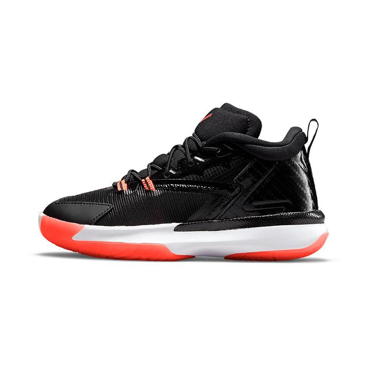 New Jordan Zion 1 Infrared Zion, Infrared Mid Top Performance Basketball Shoes Black Children Aged 3 7 Years Old DC2024-006