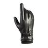 Warm Leather Gloves Men's Gloves Fleece To Keep Out the Cold Driving Full Finger Outdoor Cycling Autumn and Winter Gloves