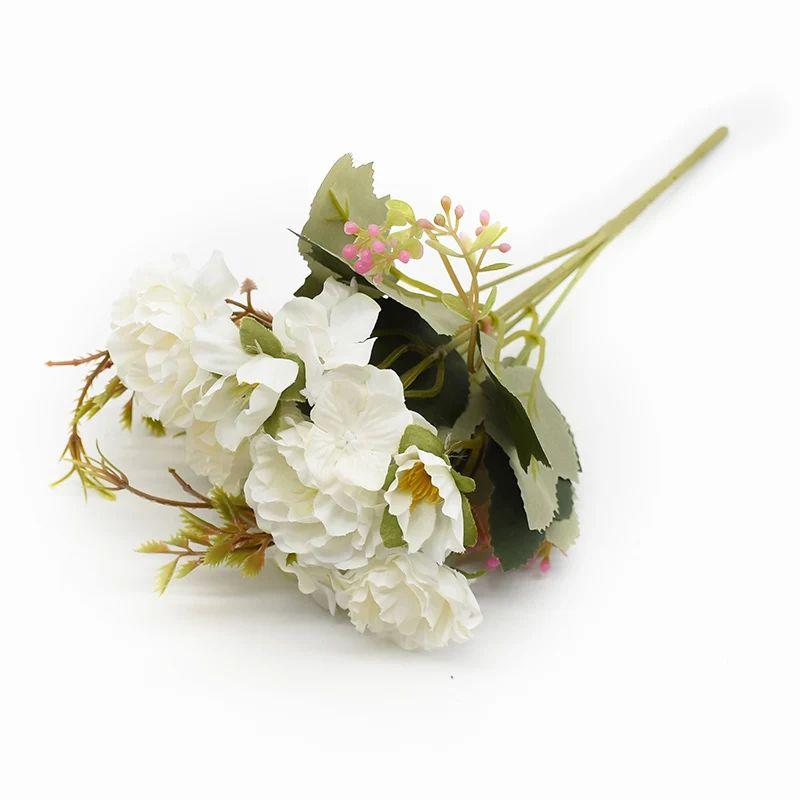 

1/3 шт. Искусственные цветы Шелковый пион Горячие продажи Фестиваль Свадьба свадебный букет Дом Ваза на открытом воздухе Садовая арка DIY подарок Украшение 1pieces