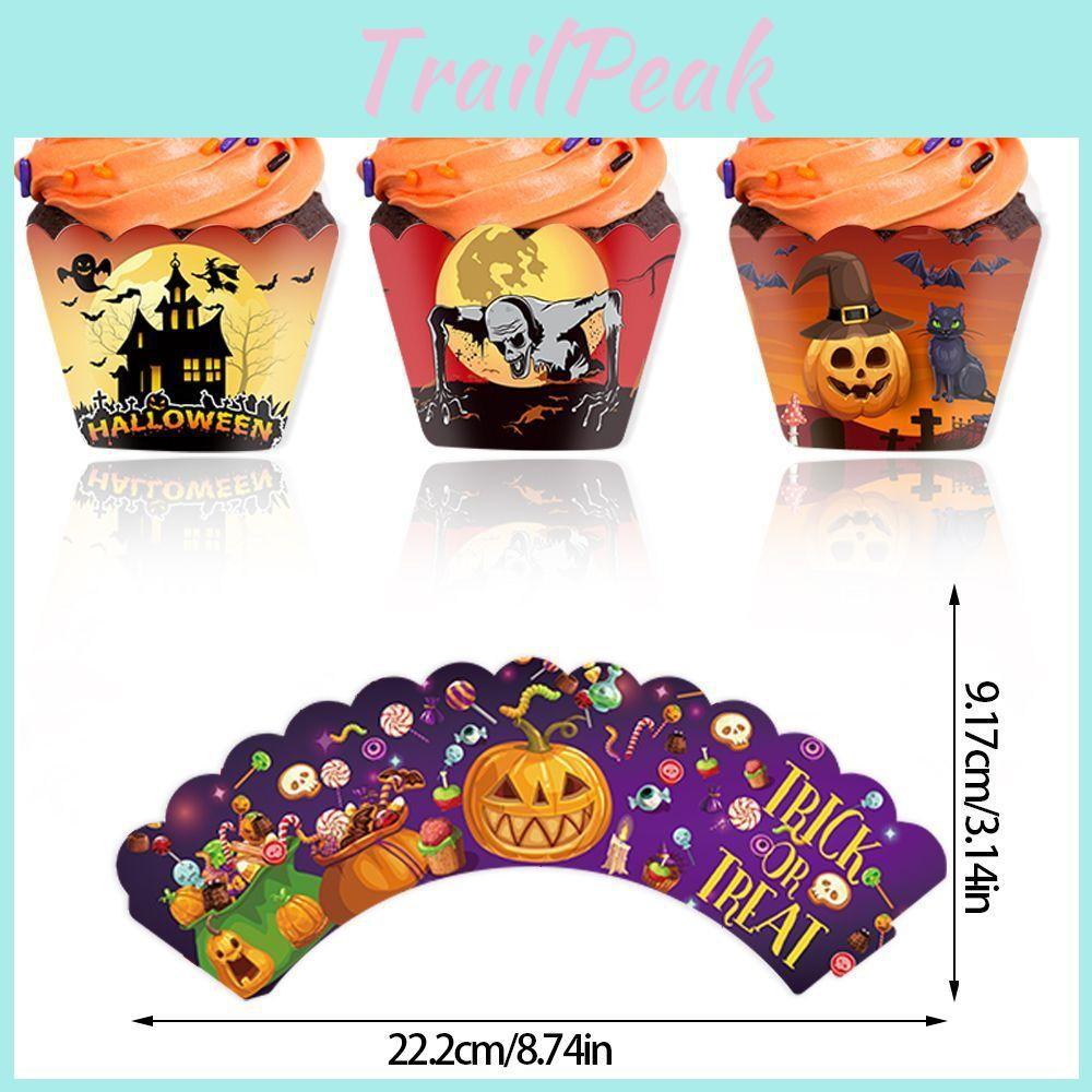 Cake Border Halloween Set With Paper Material For Venue And Party Decorations
