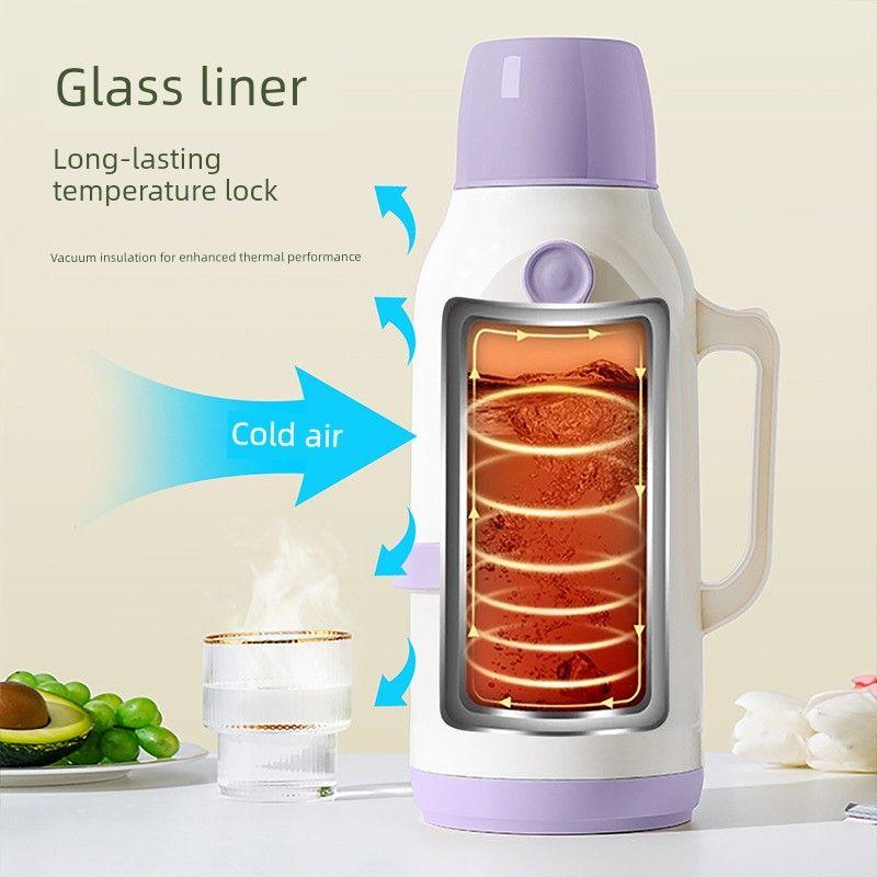 German Import Large Capacity Thermos Cup For Home Stainless Steel Thermos 2L Portable Baby out Kettle New Arrival