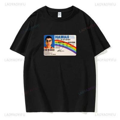 Funny Men Clothing Mclovin Id Card Superbad Geek T Shirt Summer Cotton Fashion Humor Graphic T - Shirts Casual Streetwear Tops