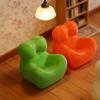 Miniature Sofa Model 1 12 Scale Dollhouse Furniture Soft Couch Decorative for Living Room Kids Room Display