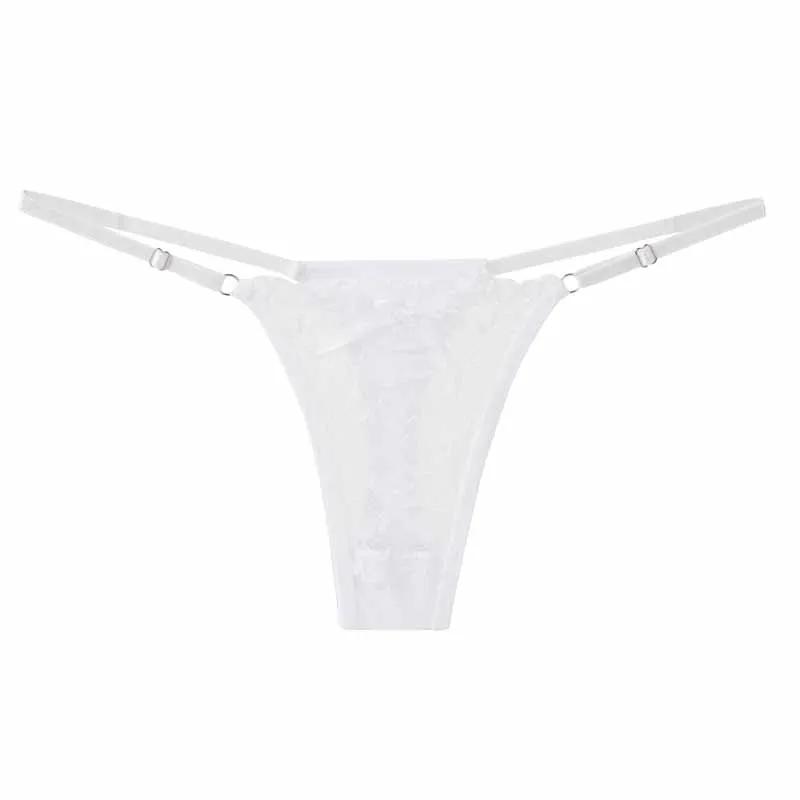Sexy Lace Underwear Women Low Rise Adjustable Waist Thongs G-String Female Breathable Comfortable Lingerie