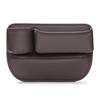 Interior Accessory Seat Filler with Cup Holder Leather Organizer Box Auto Bag Front Seat Storage Box