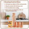 Pure Copper Drinkware Gift Set Embossed Design with 1 Bottle 900 ML, 2 Glasses 275 ML Gifting Item for Diwali, Weddings, Festive Occasions