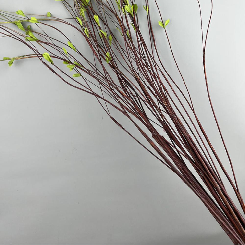 130cm Artificial Willow Branch Lifelike Simulated Green Leaf Plants Willow Leaf Vine  Home Garden