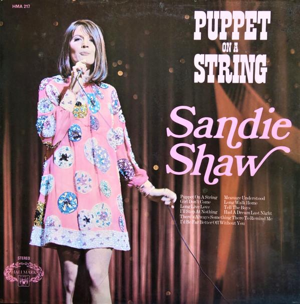 

LP Record SANDIE SHAW Puppet On A String HMA217 Hallmark Marble 1971 UK Pop Used