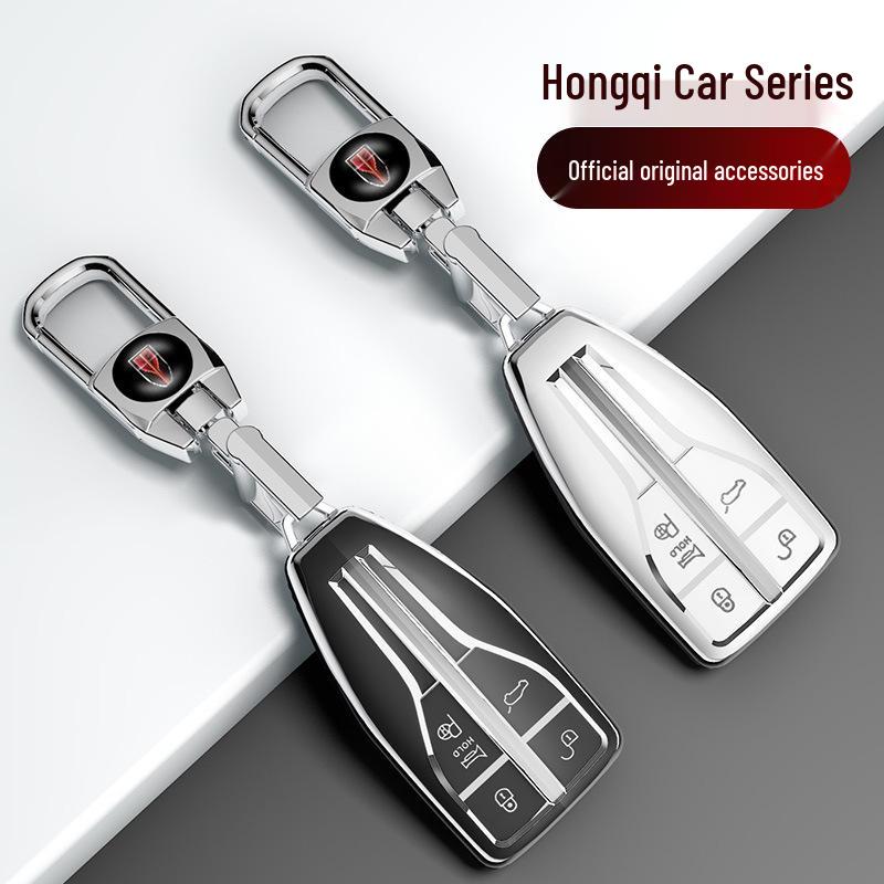 High-End Protective Key Case for Hongqi Models HS5, HS7, H5, H9, HS9, H7