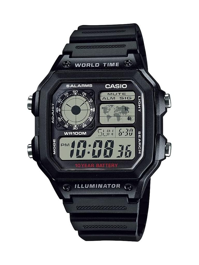 CASIO Wristwatch AE-1200WH-1AVDF
