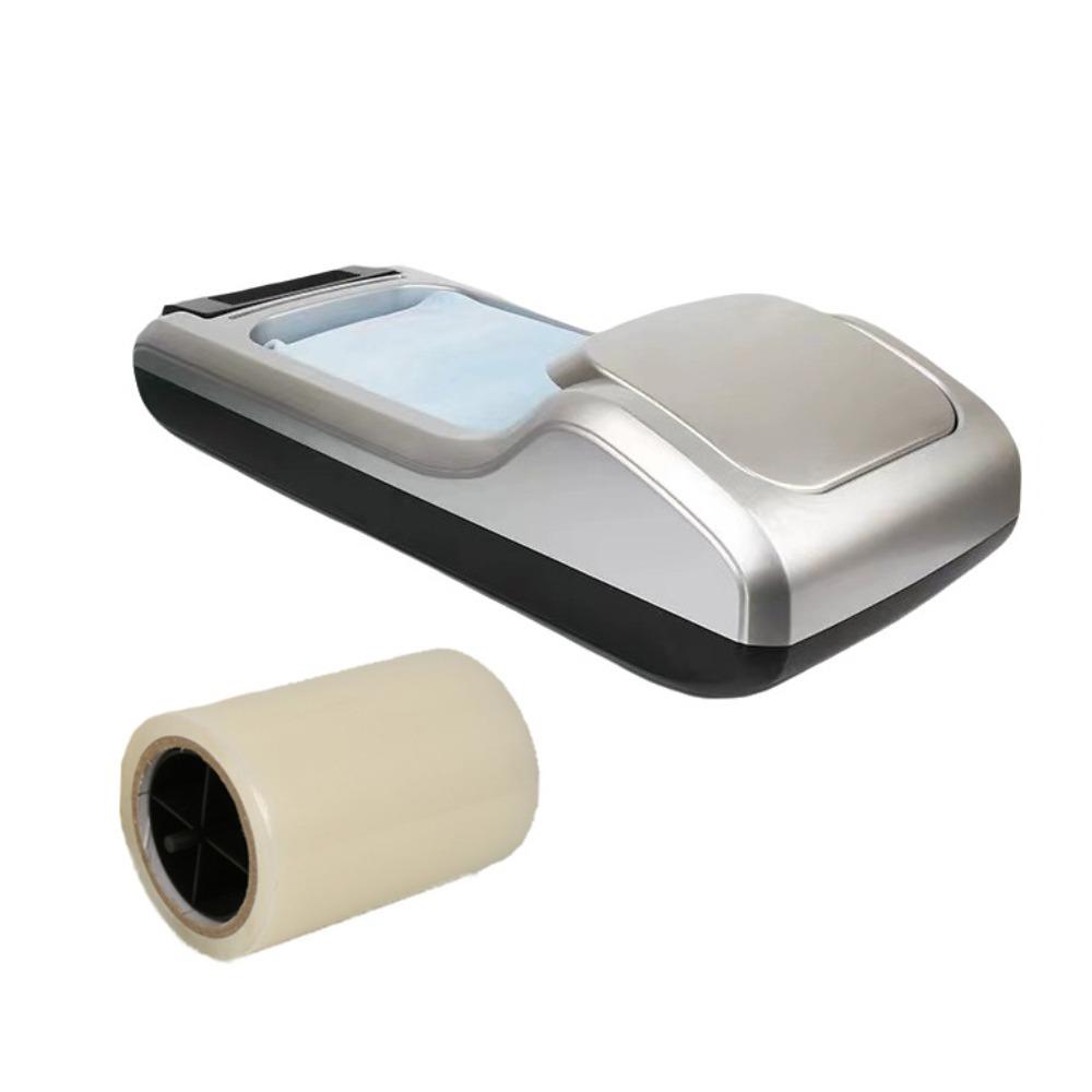 Hands-Free Automatic Shoe Film Dispenser Dustproof Step on Design Intelligent Shoe Cover Box Sanitary Fully Automatic