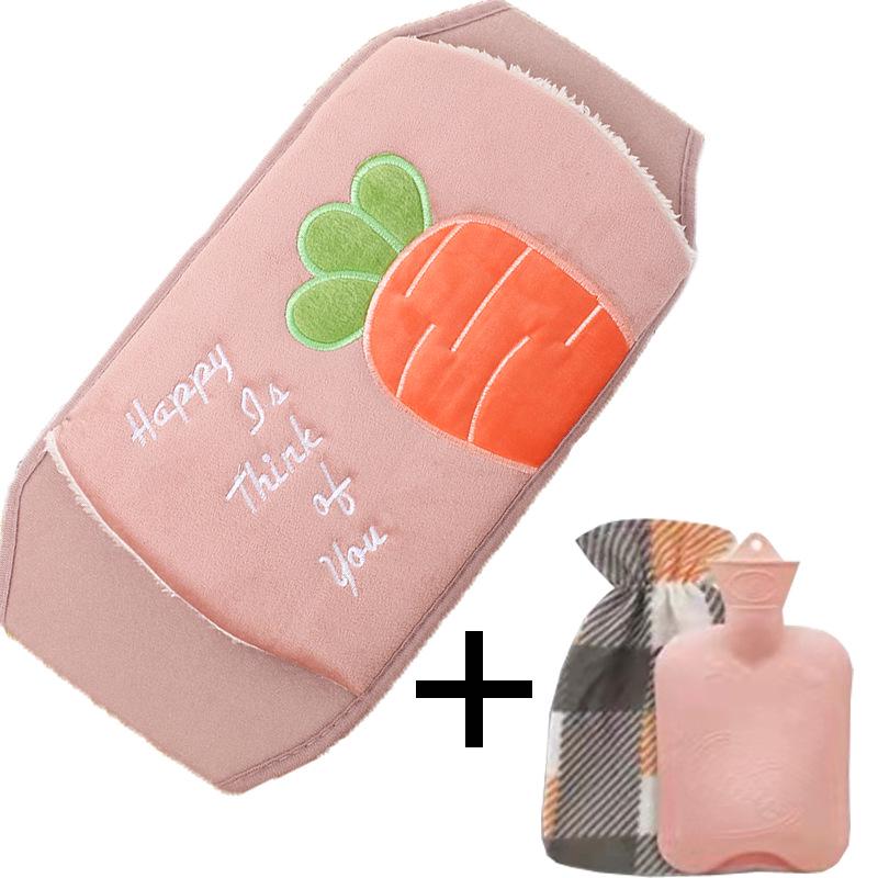 Set Protector Călduros Talie și Abdomen – Sticlă cu Apă Fierbinte Piese Three-Piece Încălzitor de Iarnă