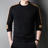 Spring New Style Young Men's Patchwork T-shirt Long-sleeved Bottoming Shirt Trendy Men's Sweatshirt Long-sleeved