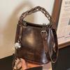 Bucket Bag with Premium Texture, Versatile and Suitable for All Occasions, Single Shoulder Crossbody Bag
