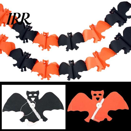 High-quality Halloween Banner 5 Pcs 10FT Banner, Spooky Spider Bat Skull Ghost Decorative Holiday Cloth Pumpkin Hanging Bunting Garland for