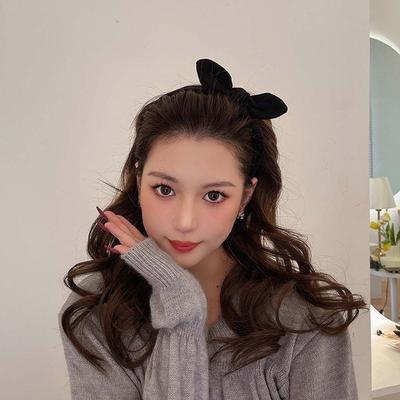 Samt Schleife Erfrischungstuch Schleife Kopfschmuck Schleifen Haarband Koreanische Stirnbänder Schleifen Haarreif Kopfreif