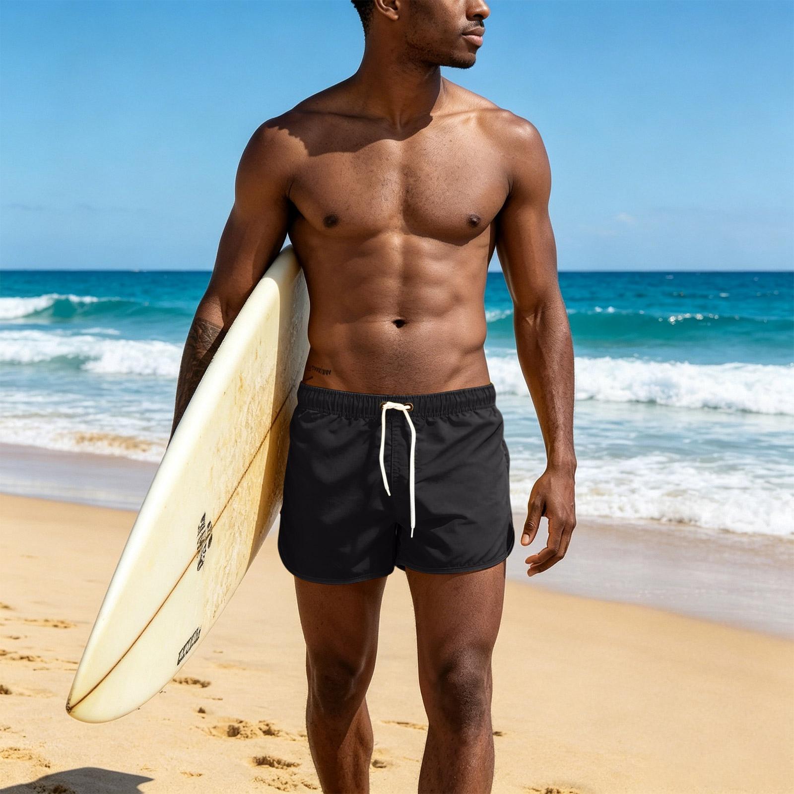 Men s Quick Dry Running Shorts 3 Inch Inseam Lightweight Breathable Athletic Training Shorts L