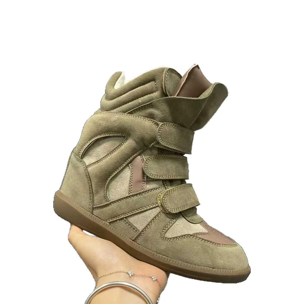 Damskie casualowe buty sportowe z wysoką cholewką, oddychające