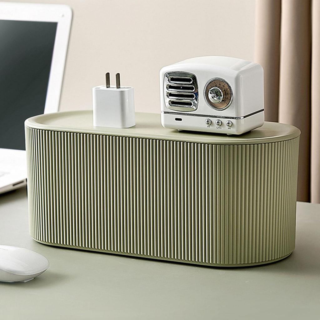 Desktop Wire Organizer Box Charger Cable Holder Large Capacity Socket Organizer Cable Management Case Cable Container Wire