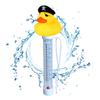 Rubber Duck Float Temperature Gauge For Pool Duck Precise Temperature Gauge With String For Outdoor & Indoor Swimming