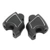 2PCS Handlebar Riser CNC Aluminum Alloy Replacement for Benelli TRK502X 502C TNT250 TNT300 Black with White Strip