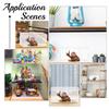 Large Transparent Acrylic Display Case,Figures Display Box Countertop Organizer Dustproof Showcase for Collectibles Home Storage