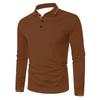 Long Sleeve Polo Shirt, Classic Collar Detail, Versatile for Daily Wear