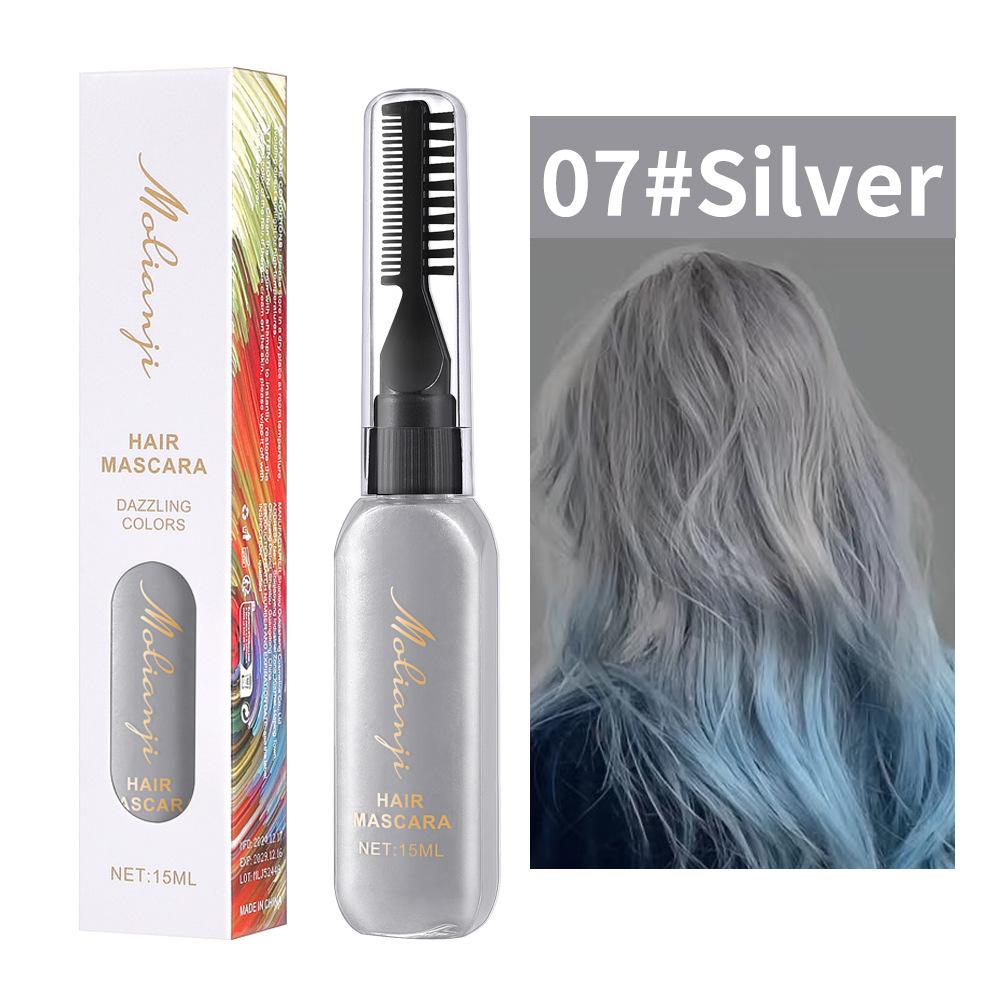 Disposable Hair Dye Hair Cream Plant Natural Whitening Dual-purpose Mascara