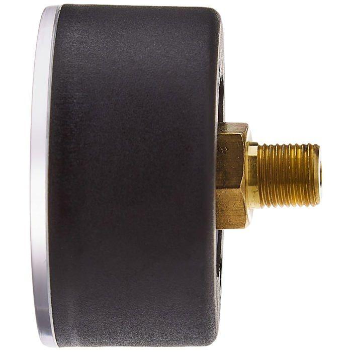 Elmag - 42221 - Air Comprime Manometre 50 mm 0-10 Bar arriere avec filetage externe 1/20,3 cm,