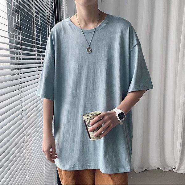 Koszulka dla par Koszulka z pięcioma rękawami, ubrania do klasy, koszulka z krótkim rękawem, koszulka do pracy, koszulka na przyjęcie ukończenia szkoły, luźna, jednokolorowa