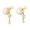 Resin, Metal, Faux Crystal Earrings Women's Gold E3715WOMCY_D03S