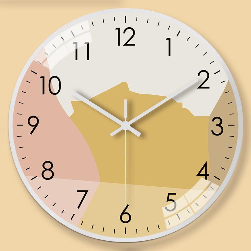 10-inch 25cm Creative Personalized Wall Clock Home Living Room Bedroom Clock Mute Wall Quartz Clock