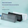 Mesh Zipper Pencil Pouches With Clear See Through Design And Sturdy Fabric Ideal For School Office Stationery Storage