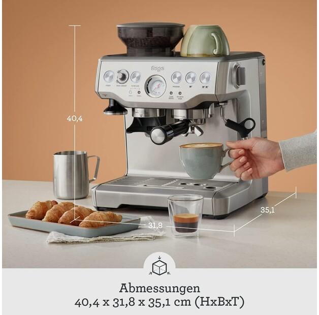 Кофемашина Sage BES875 Barista Express серебристый (SES875BSS2EEU1A)