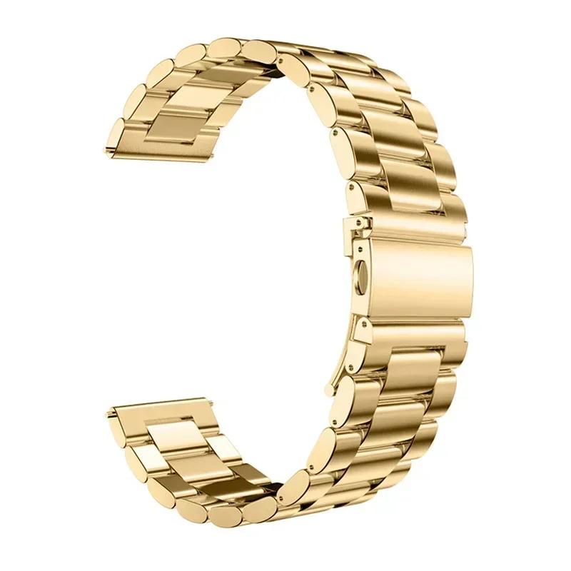 Metal Stainless Steel Band For Samsung Galaxy Watch 7/FE/6/5 pro/4/Classic 20mm 22mm Bracelet Amazfit GTS-GTR-4-3-2e-mini Strap