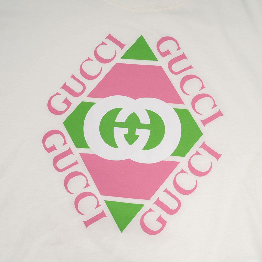 Gucci Vintage Logo Print T Shirt 717422XJEWF9095