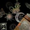 100pcs Laser Stickers Magic World PET Sticker Pack DIY Collage for Hand Account Decoration Scrapbook Labe