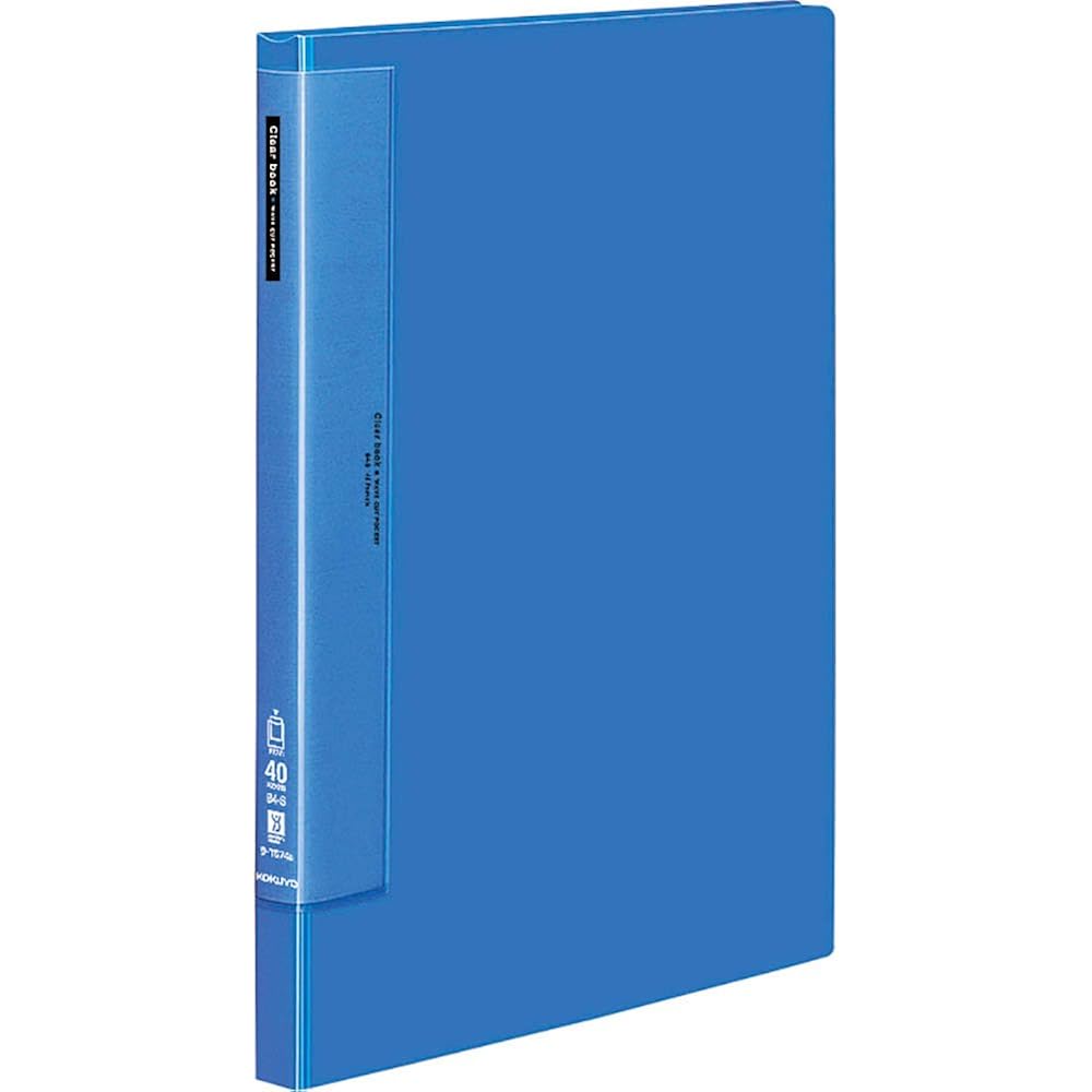 Kokuyo File Clear File Wave Cut Fixed B4 Vertical La-T574B