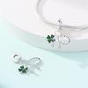 Spring Theme Lucky Four Leaf Clover Series Genuine Copper Designer Charms Bead Fit Pandach Original Bracelet Diy Birthday Jewelry