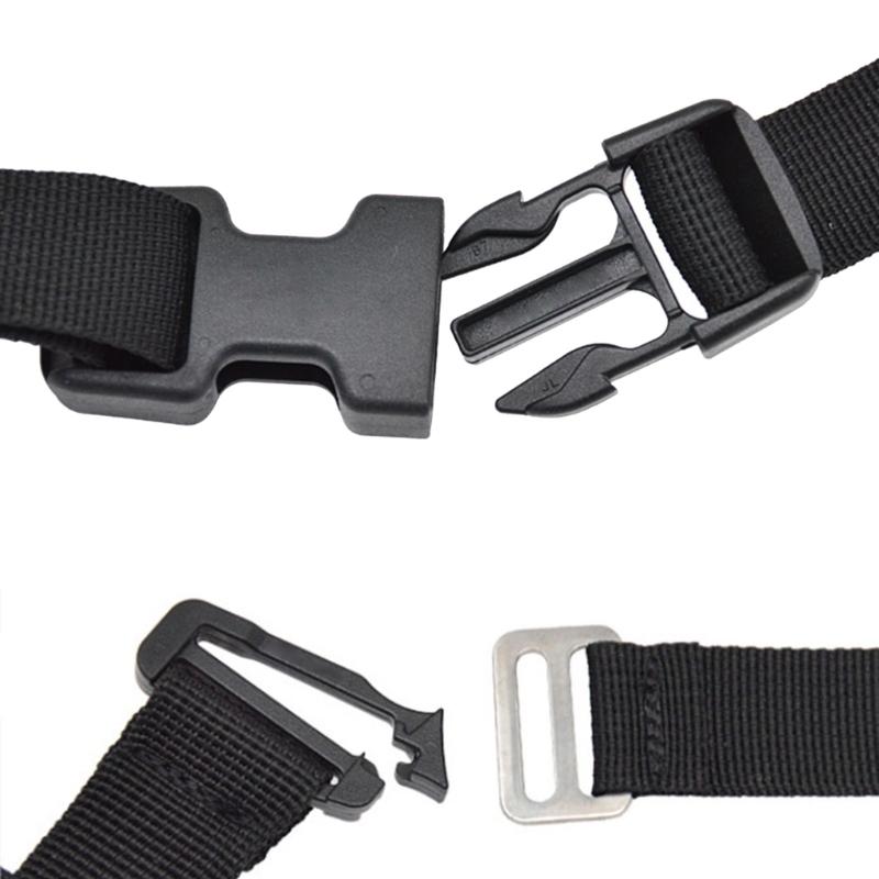 Scubas Diving Backplate Chest Strap Buckle Diving Harness Adjustable Scubas Diving Quick Releases Chest Sternum Strap