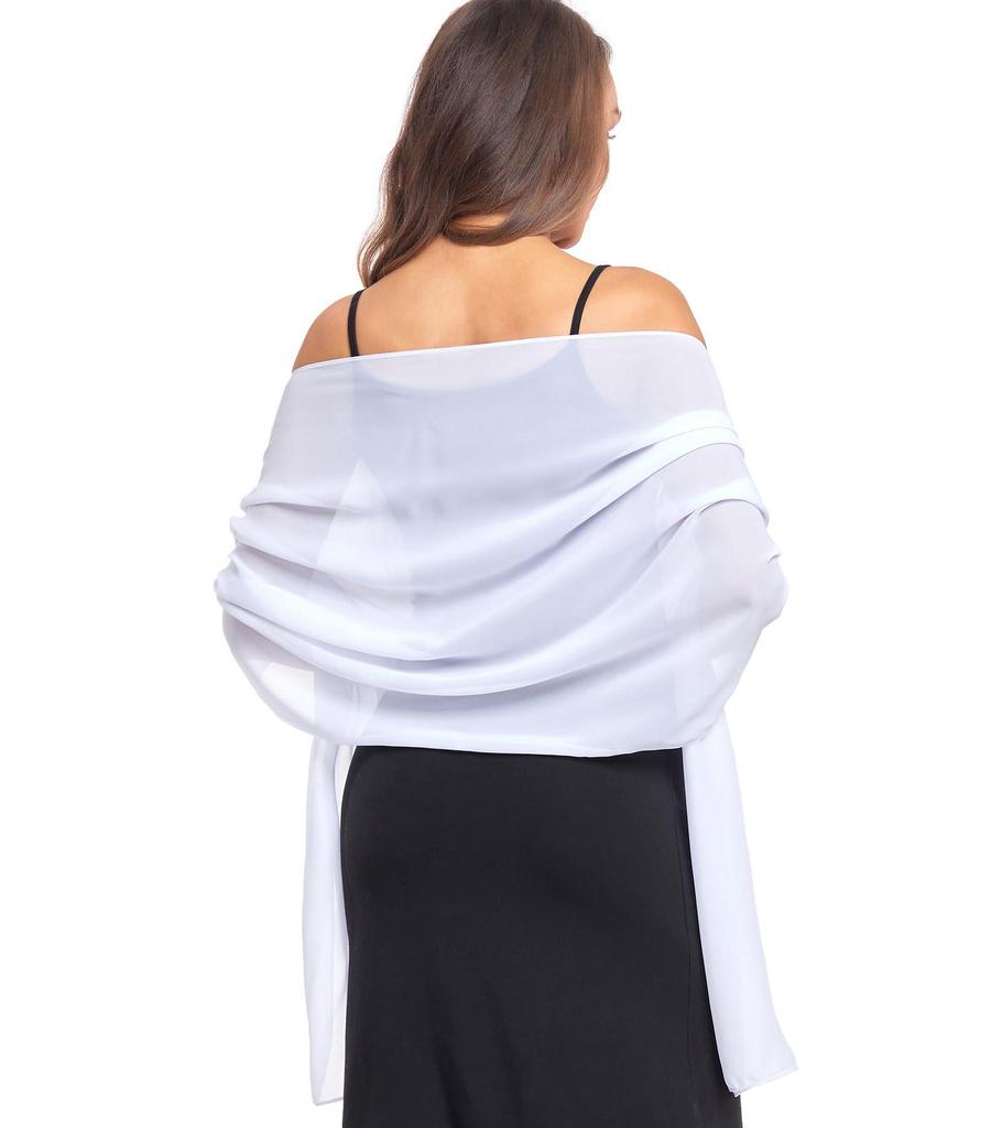 Women's Chiffon Evening Shawl and Wrap for Weddings and Bridesmaids