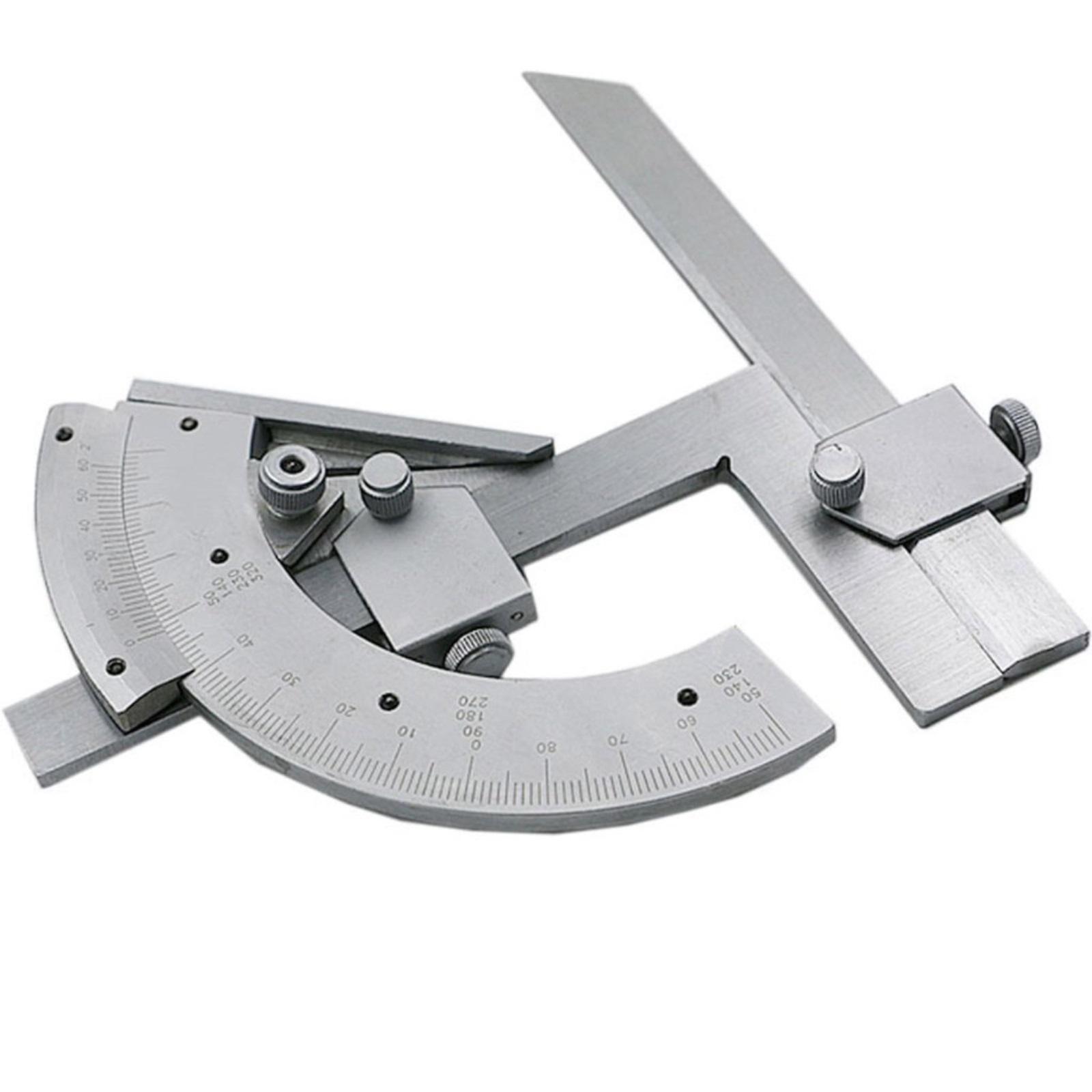 

Angles Finder Ruler Metal Vernier Protractor Measurement Instrument For Woodworking 0-320° Angles Measure Ruler One Size
