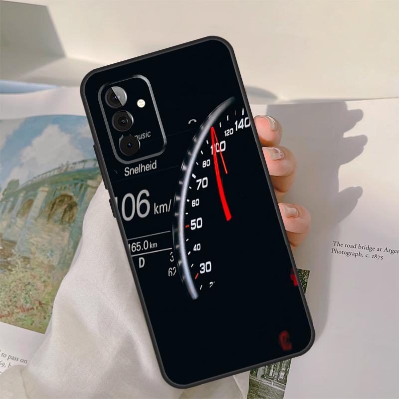 Cool Retro Speedometer Case For Samsung Galaxy A16 A26 A56 A36 A06 A52 A53 A33 A13 A34 A54 A14 A15 A35 A55 A22 A32