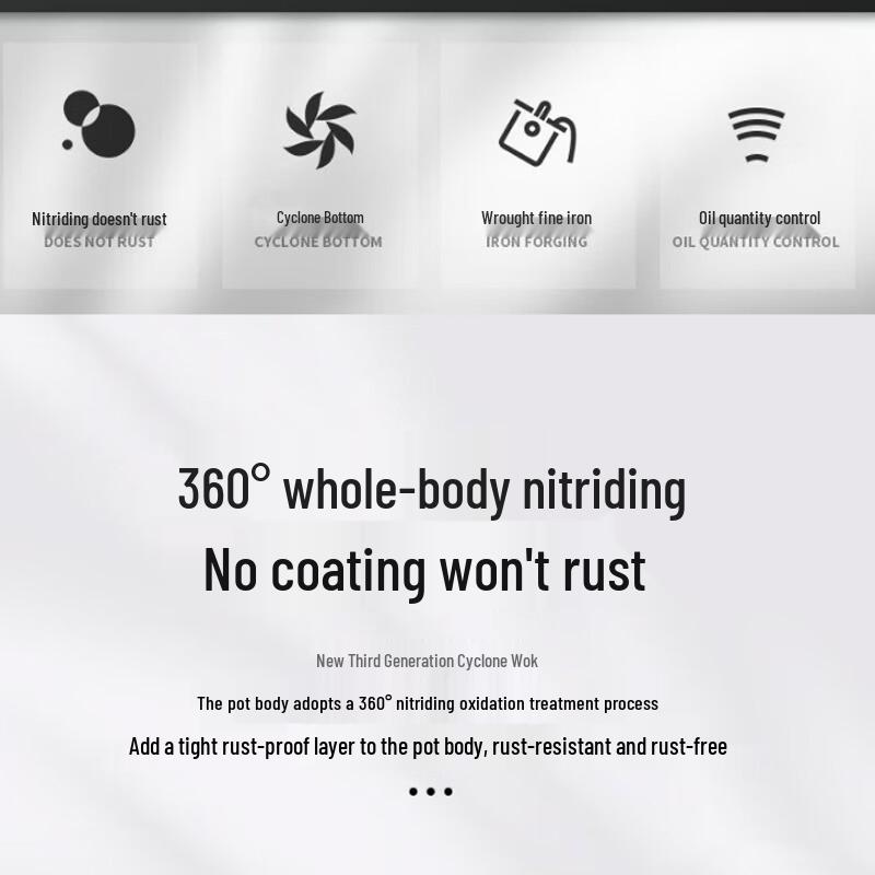 ASD Refined Iron Wok with Oil Control