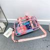 Trend Transparent Trip Beach Sling Carry Bags Roomy PVC Sports Jelly Shoulder Bags Compact Toiletry Organizer Handbags