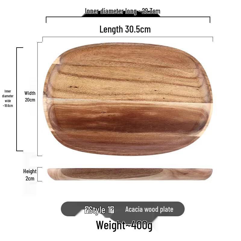 Qiwei Japanese Style Wooden Serving Tray