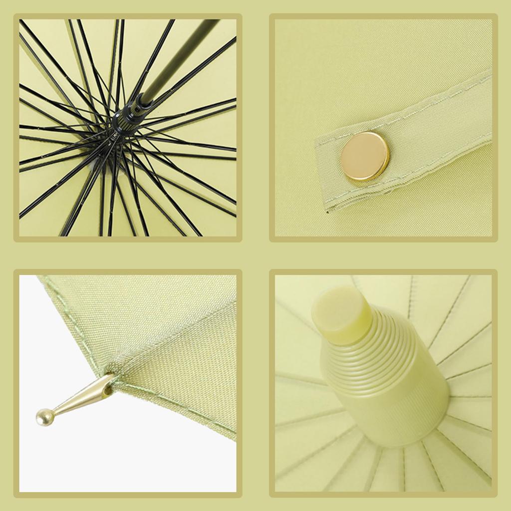 Long Umbrella for Suitable for Sunny and Rainy Cute with Waterproof Cover and 16 Automatic Keeps You Ideal for Rainy and Rainy Suitable for and