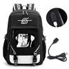 Großes Fassungsvermögen Anime Naruto Inspiriertes Rucksack für Teenager Schüler Tägliche Nutzung Laptop Reisetasche Urbaner Stil