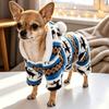 Hooded Design Xmas Dog Clothes Reindeer Winter Dog Clothes Dog Four Legged Coat  Photo Prop