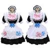 Anime Lady Maid Costume Set Cos Clothes Maid White Black Dress